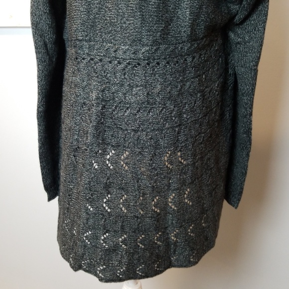 L Karen Scott luxsoft open front cardigan - Picture 7 of 8